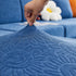 Sofa Seat Cover, Sunflower Patterned Elastic Skirted Couch Cushion Covers for 1/2/3/4-Seater Sofas