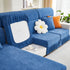 Sofa Seat Cover, Sunflower Patterned Elastic Skirted Couch Cushion Covers for 1/2/3/4-Seater Sofas