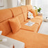 Sofa Seat Cover, Sunflower Patterned Elastic Skirted Couch Cushion Covers for 1/2/3/4-Seater Sofas