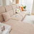 Sofa Seat Cover, Sunflower Patterned Elastic Skirted Couch Cushion Covers for 1/2/3/4-Seater Sofas