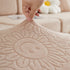 Sofa Seat Cover, Sunflower Patterned Elastic Skirted Couch Cushion Covers for 1/2/3/4-Seater Sofas