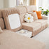 Sofa Seat Cover, Sunflower Patterned Elastic Skirted Couch Cushion Covers for 1/2/3/4-Seater Sofas