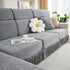 Sofa Seat Cover, Sunflower Patterned Elastic Skirted Couch Cushion Covers for 1/2/3/4-Seater Sofas