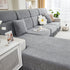 Sofa Seat Cover, Sunflower Patterned Elastic Skirted Couch Cushion Covers for 1/2/3/4-Seater Sofas