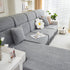 Sofa Seat Cover, Sunflower Patterned Elastic Skirted Couch Cushion Covers for 1/2/3/4-Seater Sofas