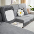 Sofa Seat Cover, Sunflower Patterned Elastic Skirted Couch Cushion Covers for 1/2/3/4-Seater Sofas