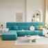 Sofa Seat Cover, Sunflower Patterned Elastic Skirted Couch Cushion Covers for 1/2/3/4-Seater Sofas