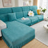 Sofa Seat Cover, Sunflower Patterned Elastic Skirted Couch Cushion Covers for 1/2/3/4-Seater Sofas