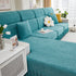 Sofa Seat Cover, Sunflower Patterned Elastic Skirted Couch Cushion Covers for 1/2/3/4-Seater Sofas