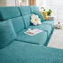 Sofa Seat Cover, Sunflower Patterned Elastic Skirted Couch Cushion Covers for 1/2/3/4-Seater Sofas
