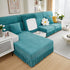 Sofa Seat Cover, Sunflower Patterned Elastic Skirted Couch Cushion Covers for 1/2/3/4-Seater Sofas