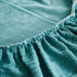 Sofa Seat Cover, Sunflower Patterned Elastic Skirted Couch Cushion Covers for 1/2/3/4-Seater Sofas