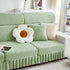 Stretch Sofa Covers with Skirt for Couch Seat and Cushion, Chaise, Sectional, 1/2/3/4 Seater Sofas