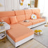 Growth Rings Jacquard Fleece Fabric Stretch Cushion Cover, Non-Slip Furniture Protector for Kids, Couch Cushion Covers