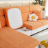 Stretch Jacquard Fleece Settee Cushion Covers, Stylish Non Slip Couch Cushion Covers for Sectional Sofas