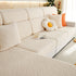 Stretch Jacquard Fleece Settee Cushion Covers, Stylish Non Slip Couch Cushion Covers for Sectional Sofas