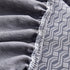 Growth Rings Jacquard Fleece Fabric Stretch Cushion Cover, Non-Slip Furniture Protector for Kids, Couch Cushion Covers