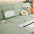 Stretch Jacquard Fleece Settee Cushion Covers, Stylish Non Slip Couch Cushion Covers for Sectional Sofas