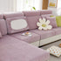 Chenille Cushion Covers for 1/2/3/4 Seater Sofas and L-shaped Couches, Furniture Covers for Pets