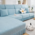 Stretchable Chaise Lounge Sofa Covers and Couch Seat Covers with Skirt for Sectional Couches