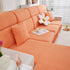 Stretchable Chaise Lounge Sofa Covers and Couch Seat Covers with Skirt for Sectional Couches