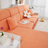 Stretchable Chaise Lounge Sofa Covers and Couch Seat Covers with Skirt for Sectional Couches