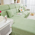 Stretchable Chaise Lounge Sofa Covers and Couch Seat Covers with Skirt for Sectional Couches