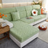 Stretchable Cotton Velvet Non-Slip Furniture Covers Couch Cushion Covers for L-Shaped Sofa, Pets