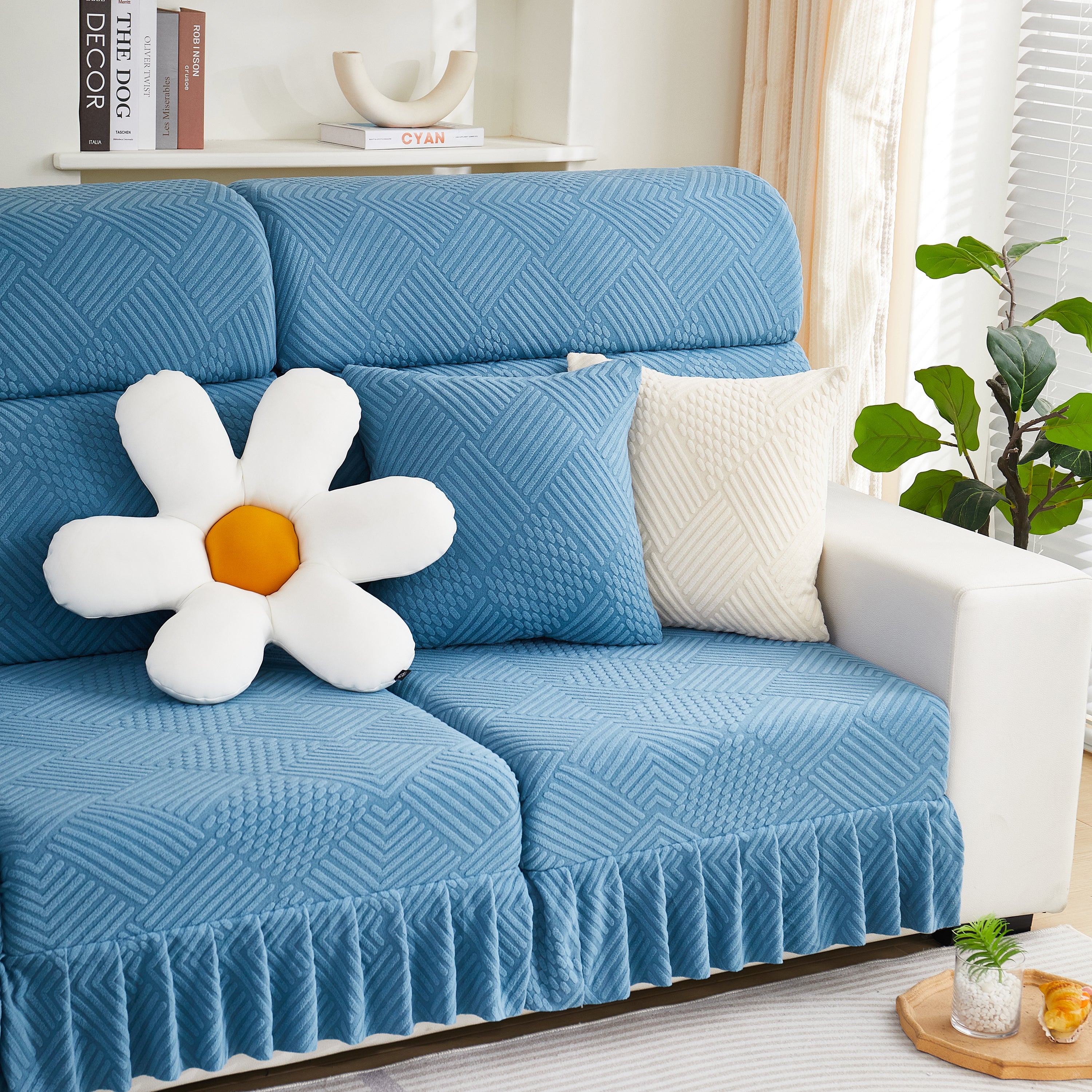 Stretch Sofa Covers for Couch Seats and Cushions, Suitable for 1/2/3/4/L Seater Sofas and Couches