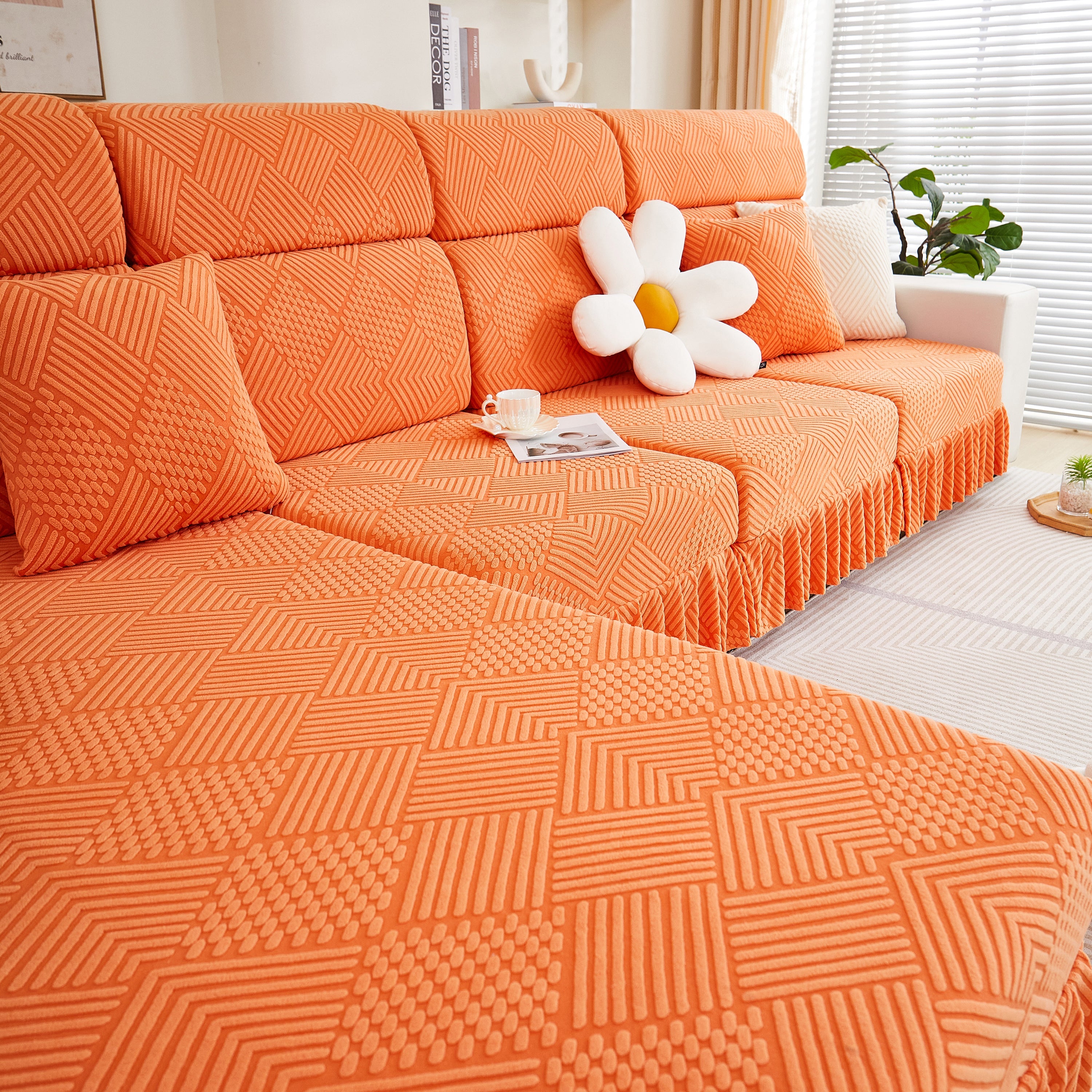Stretch Sofa Covers for Couch Seats and Cushions, Suitable for 1/2/3/4/L Seater Sofas and Couches