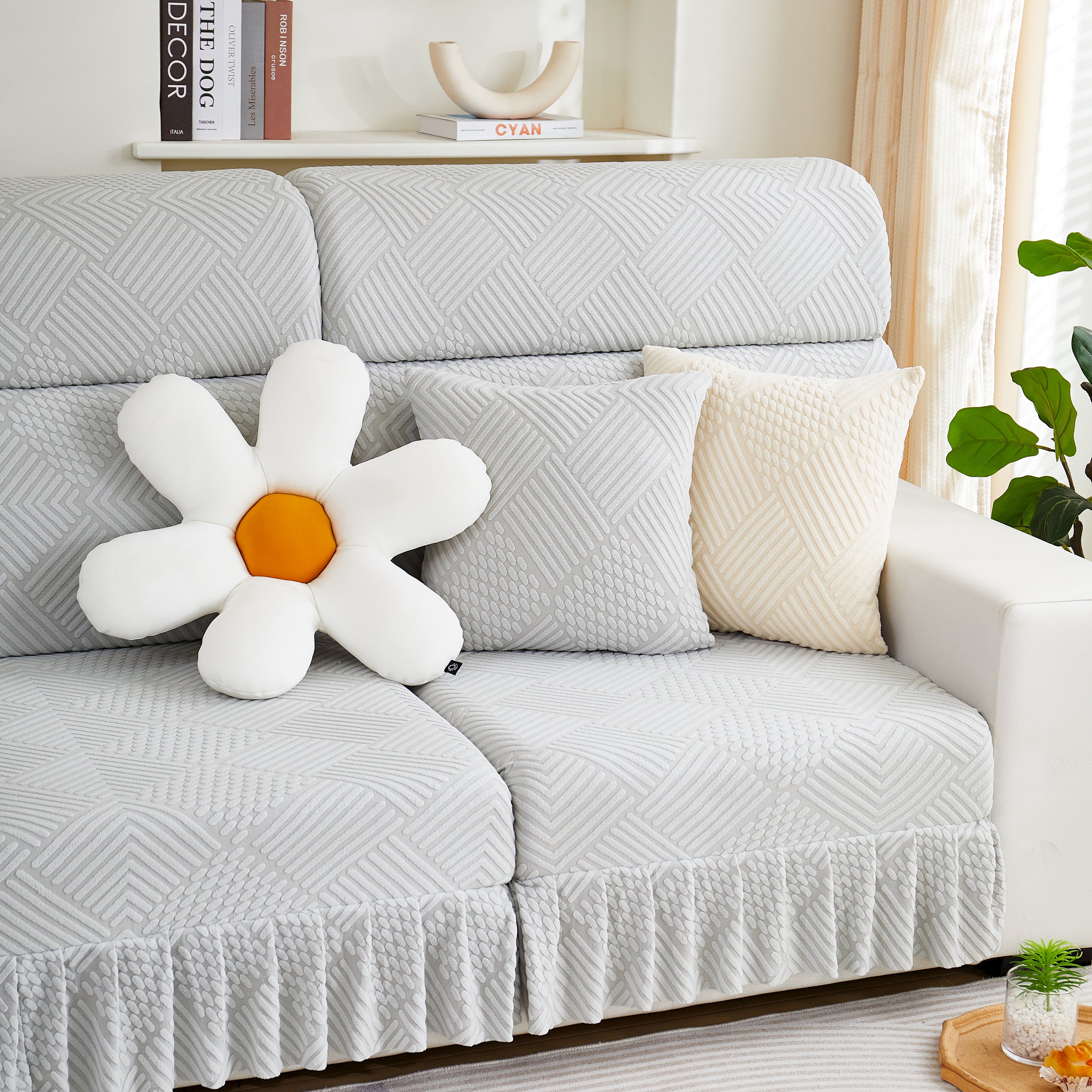Stretch Sofa Covers for Couch Seats and Cushions, Suitable for 1/2/3/4/L Seater Sofas and Couches