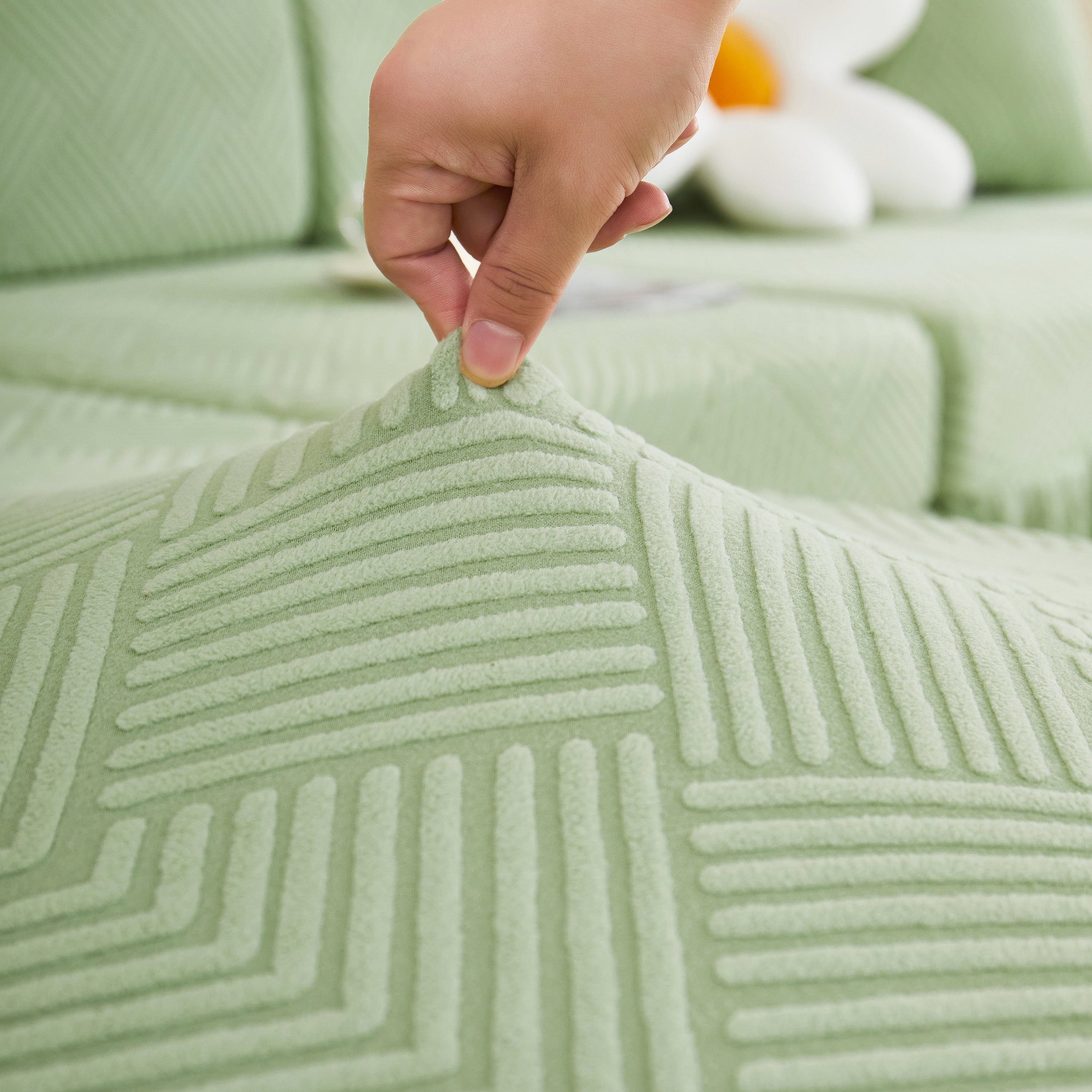 Stretch Sofa Covers for Couch Seats and Cushions, Suitable for 1/2/3/4/L Seater Sofas and Couches