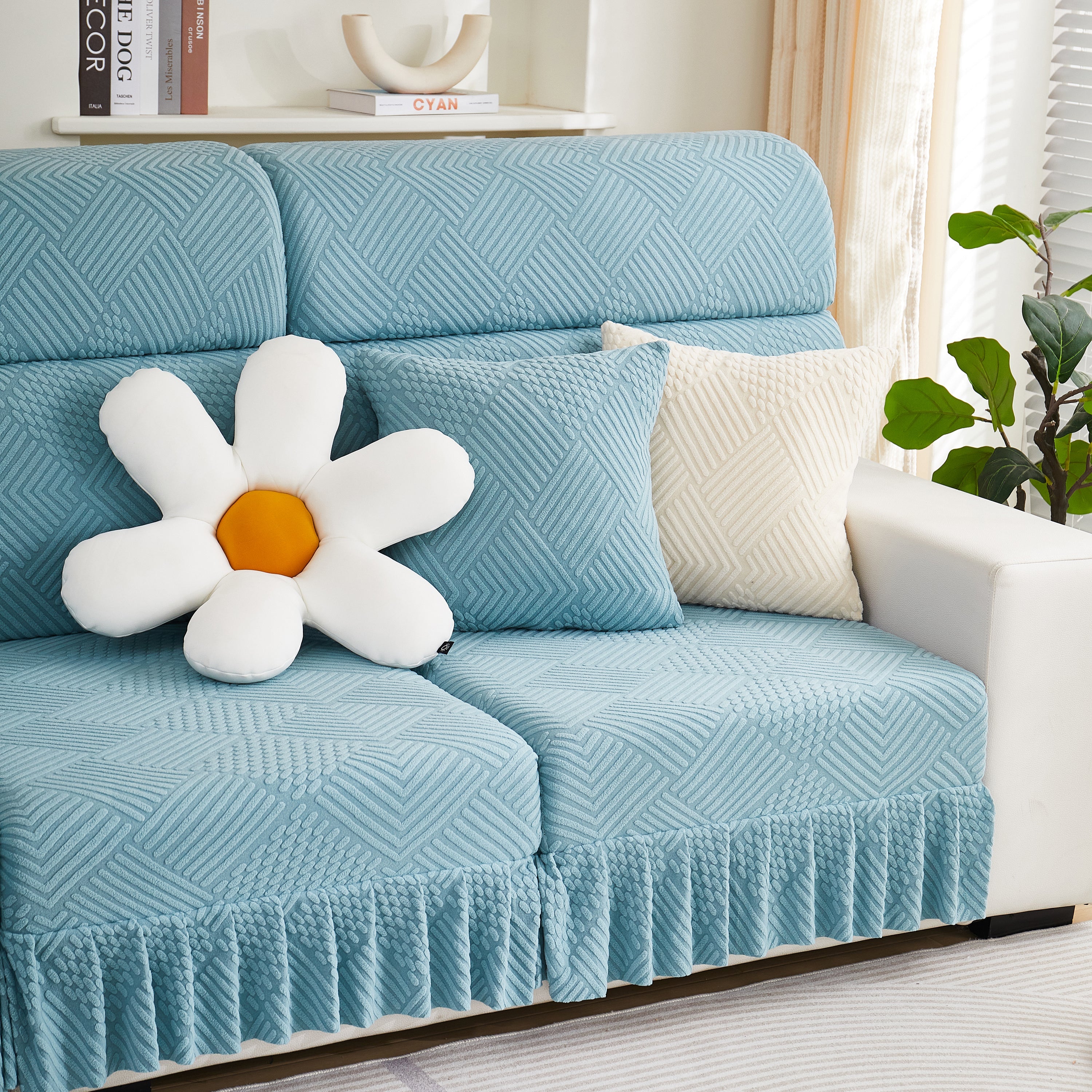 Stretch Sofa Covers for Couch Seats and Cushions, Suitable for 1/2/3/4/L Seater Sofas and Couches