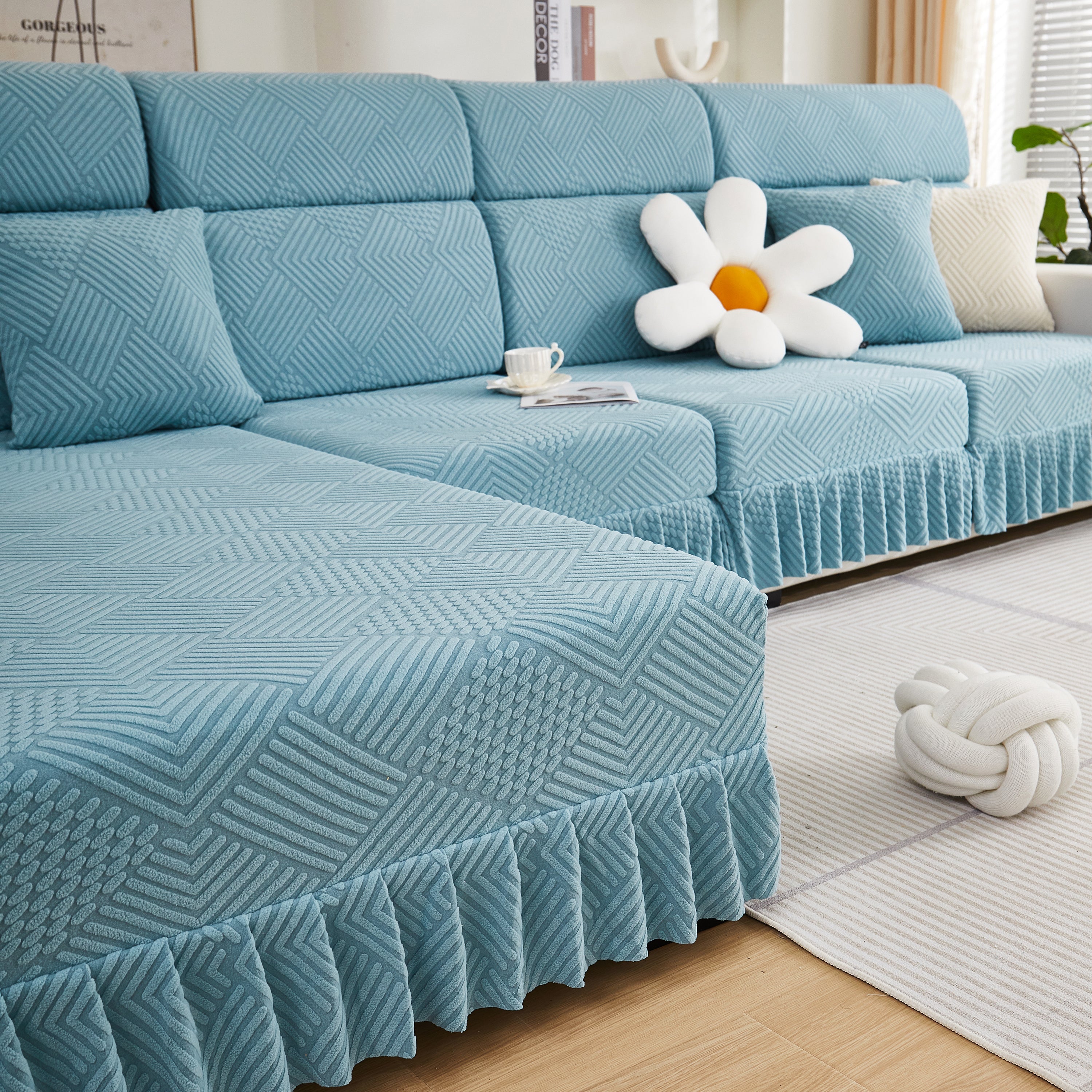 Stretch Sofa Covers for Couch Seats and Cushions, Suitable for 1/2/3/4/L Seater Sofas and Couches