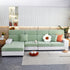 Lucky Clover Slipcover Non-Slip Stretch Jacquard Polar Fleece Sofa Cover for Pets, Cushions, Couches