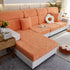 Lucky Clover Slipcover Non-Slip Stretch Jacquard Polar Fleece Sofa Cover for Pets, Cushions, Couches