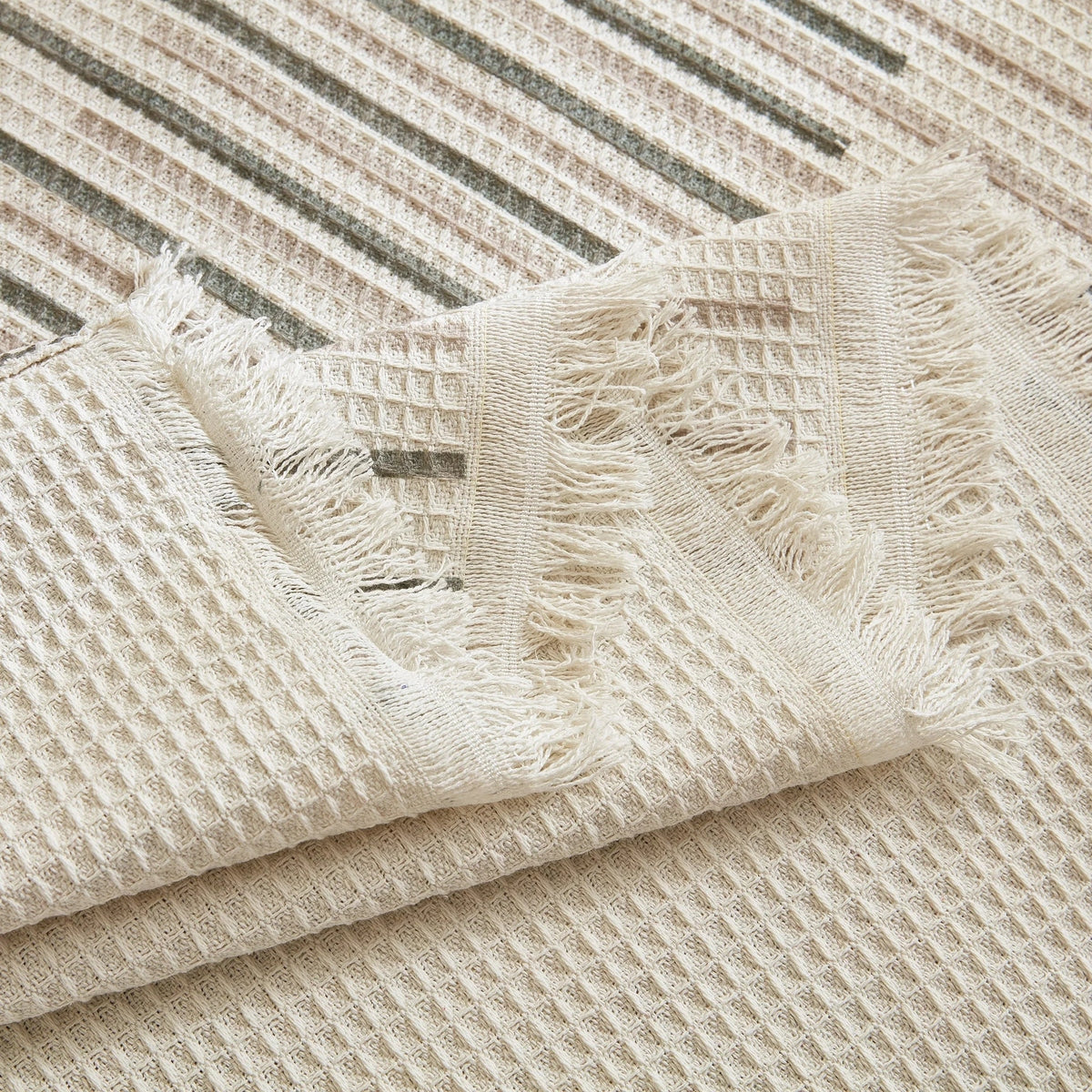 Waffle Lattice Fabric Sofa Cover, Multi-purpose Soft Sofa Throw, Couch Cover Blanket Throws for Couches - TaroTextile