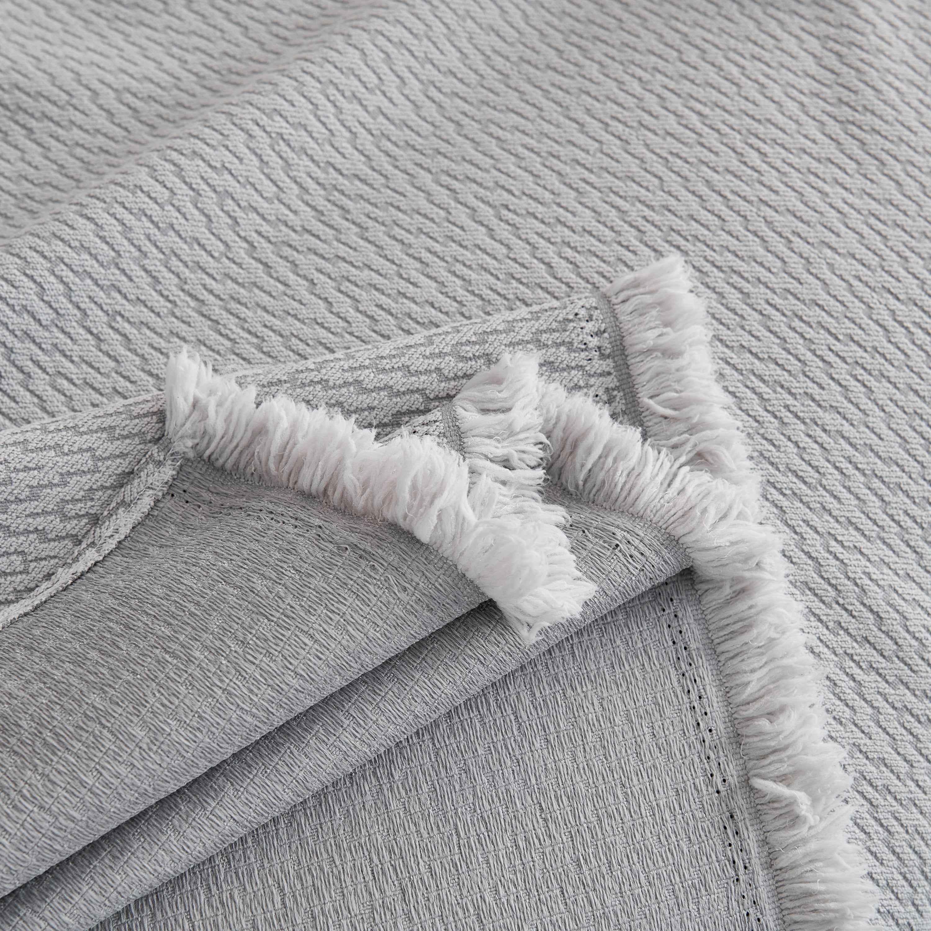 Waterproof Scratch Proof Herringbone Large Throw Blanket for Couch, Chenille Couch Cushion Covers for Pets - TaroTextile