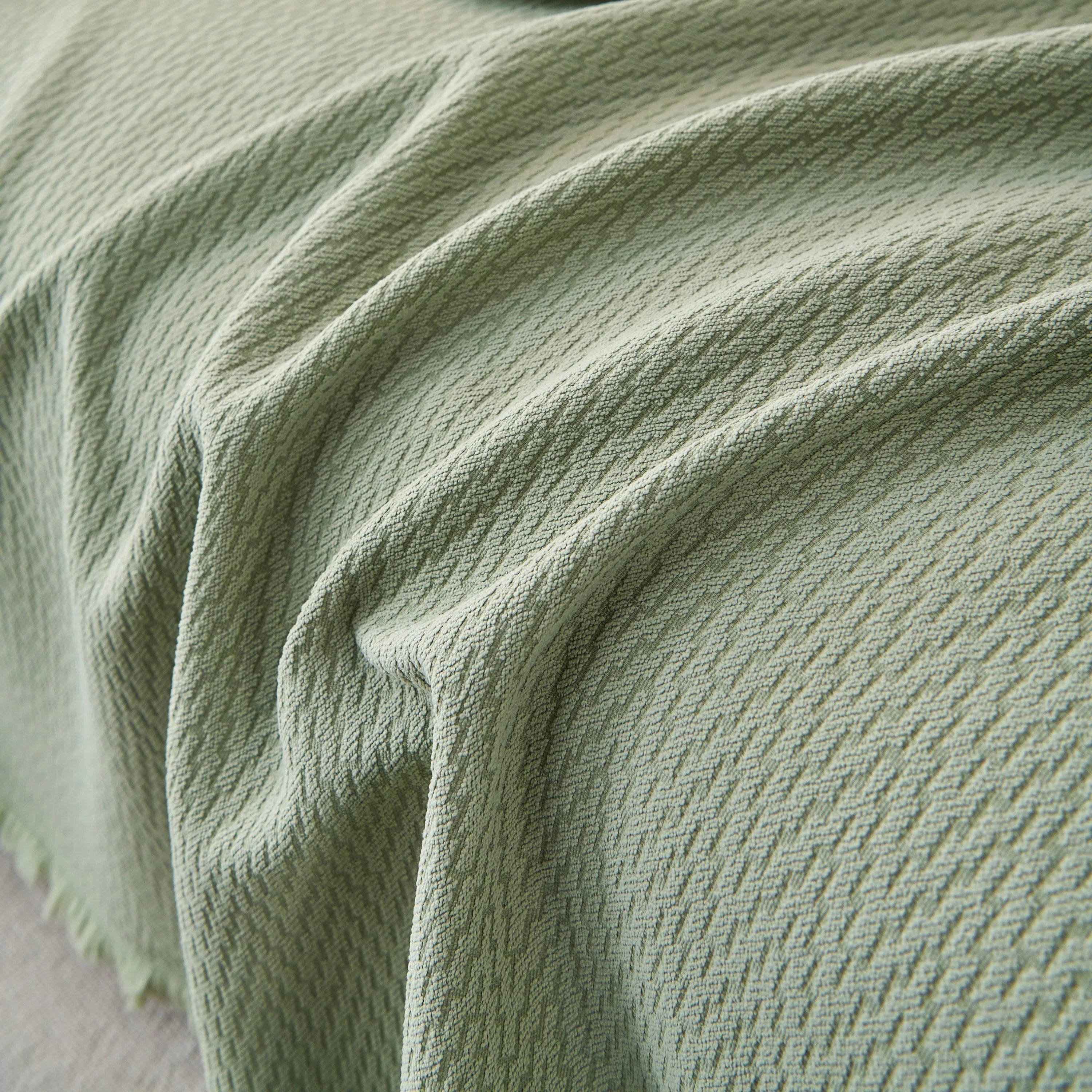 Waterproof Scratch Proof Herringbone Large Throw Blanket for Couch, Chenille Couch Cushion Covers for Pets - TaroTextile