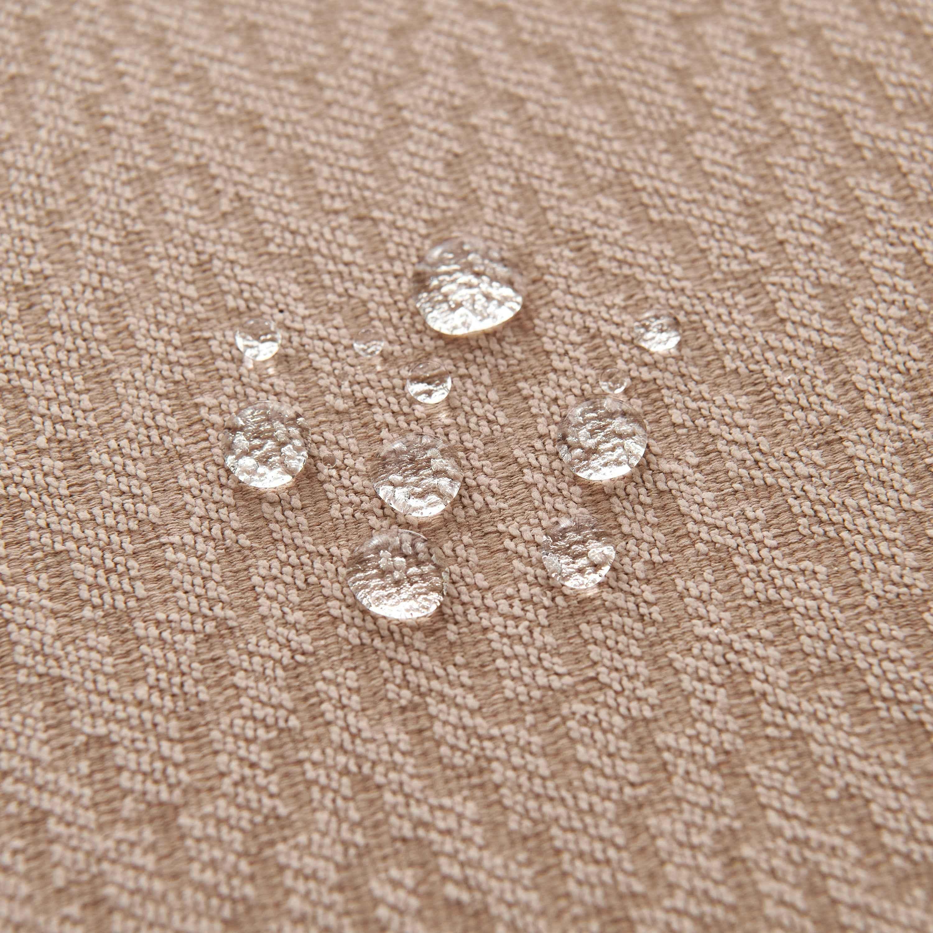 Waterproof Scratch Proof Herringbone Large Throw Blanket for Couch, Chenille Couch Cushion Covers for Pets - TaroTextile