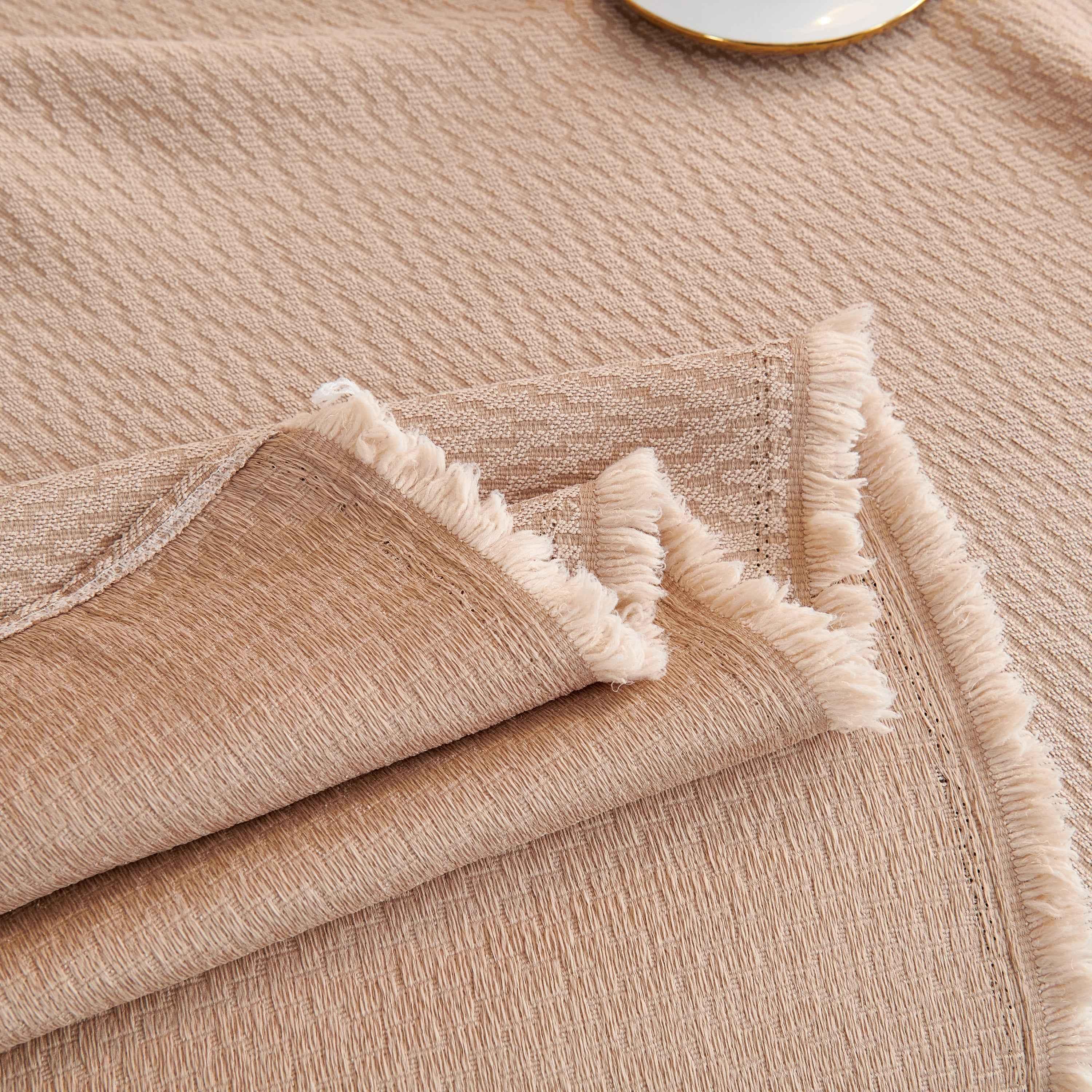 Waterproof Scratch Proof Herringbone Large Throw Blanket for Couch, Chenille Couch Cushion Covers for Pets - TaroTextile