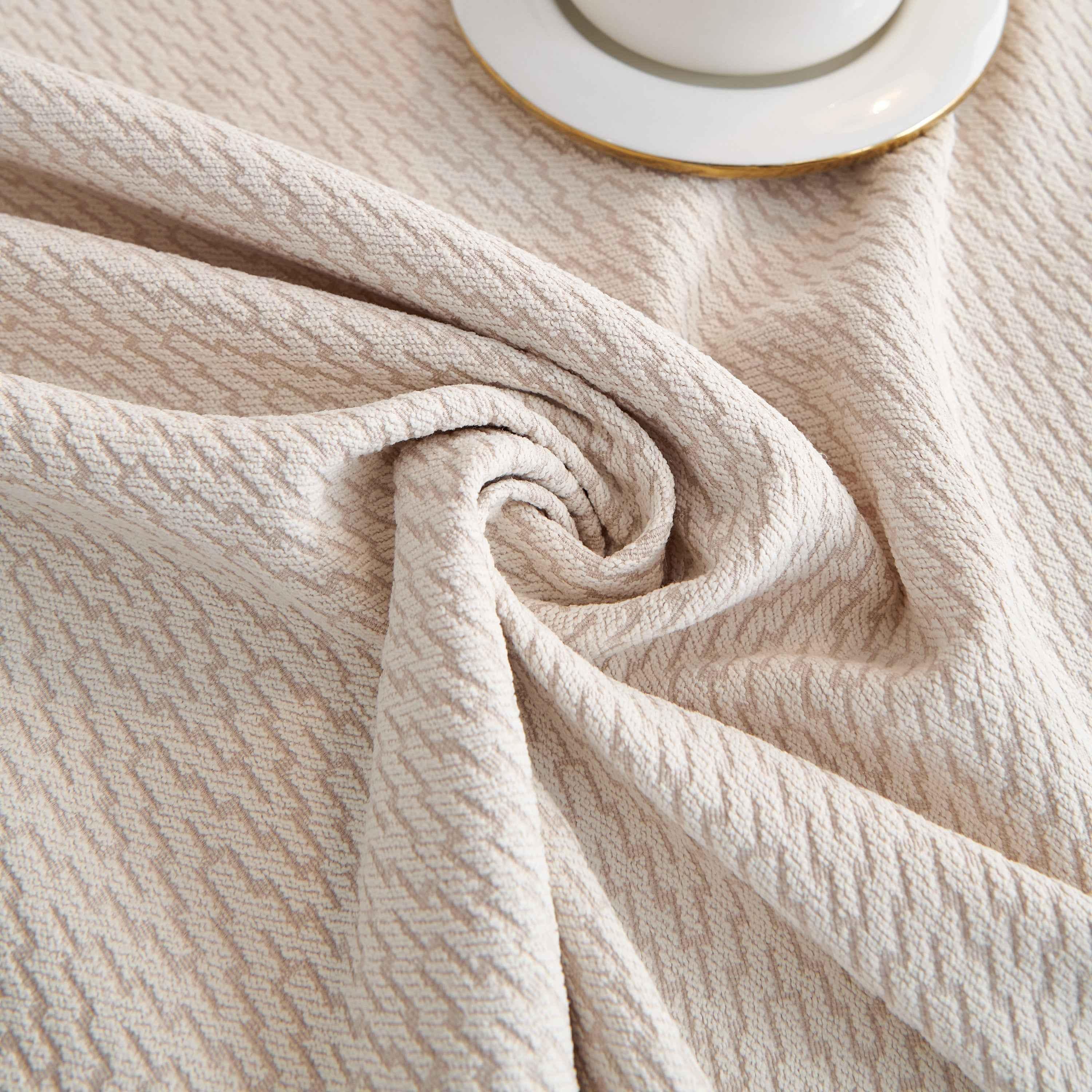 Waterproof Scratch Proof Herringbone Large Throw Blanket for Couch, Chenille Couch Cushion Covers for Pets - TaroTextile