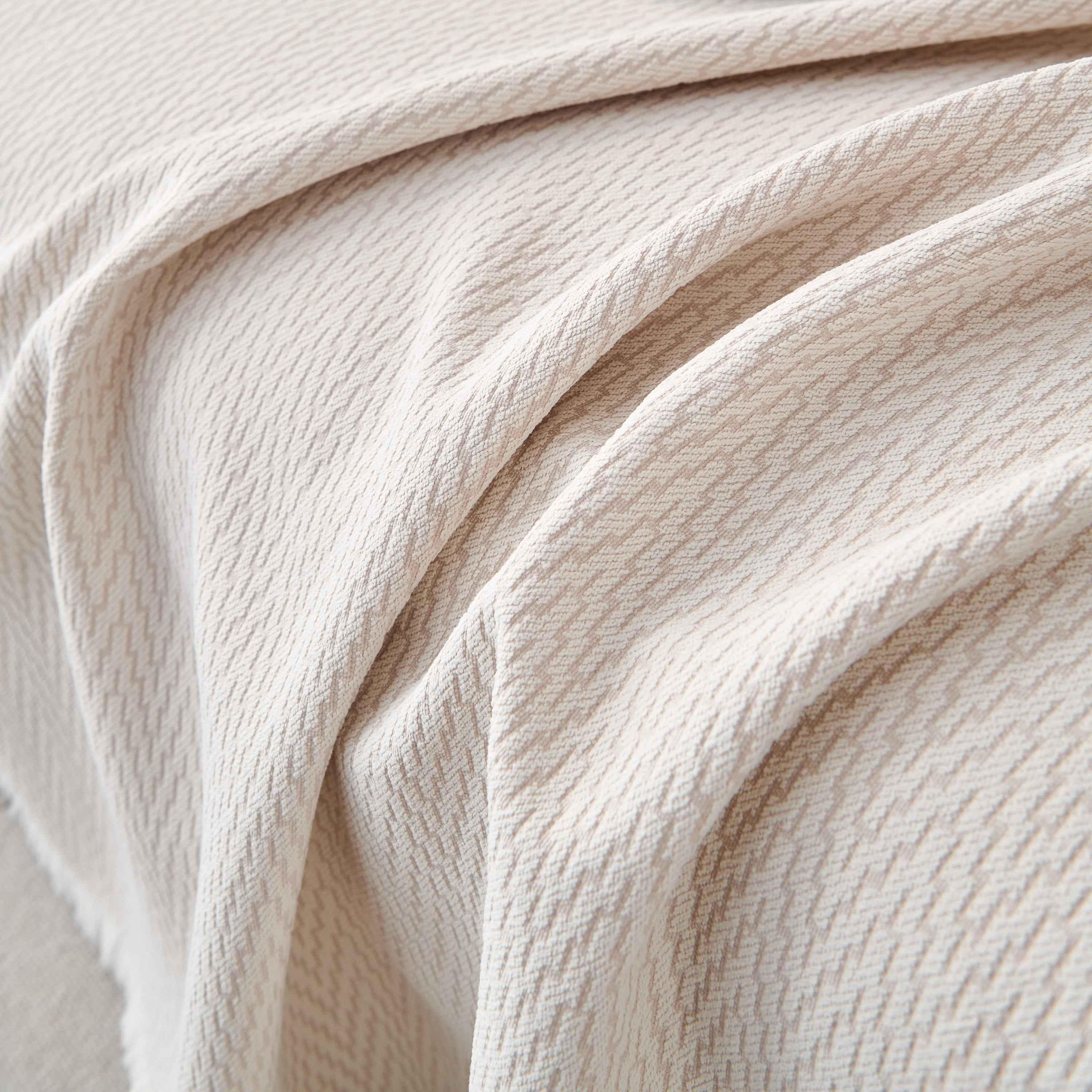 Waterproof Scratch Proof Herringbone Large Throw Blanket for Couch, Chenille Couch Cushion Covers for Pets - TaroTextile