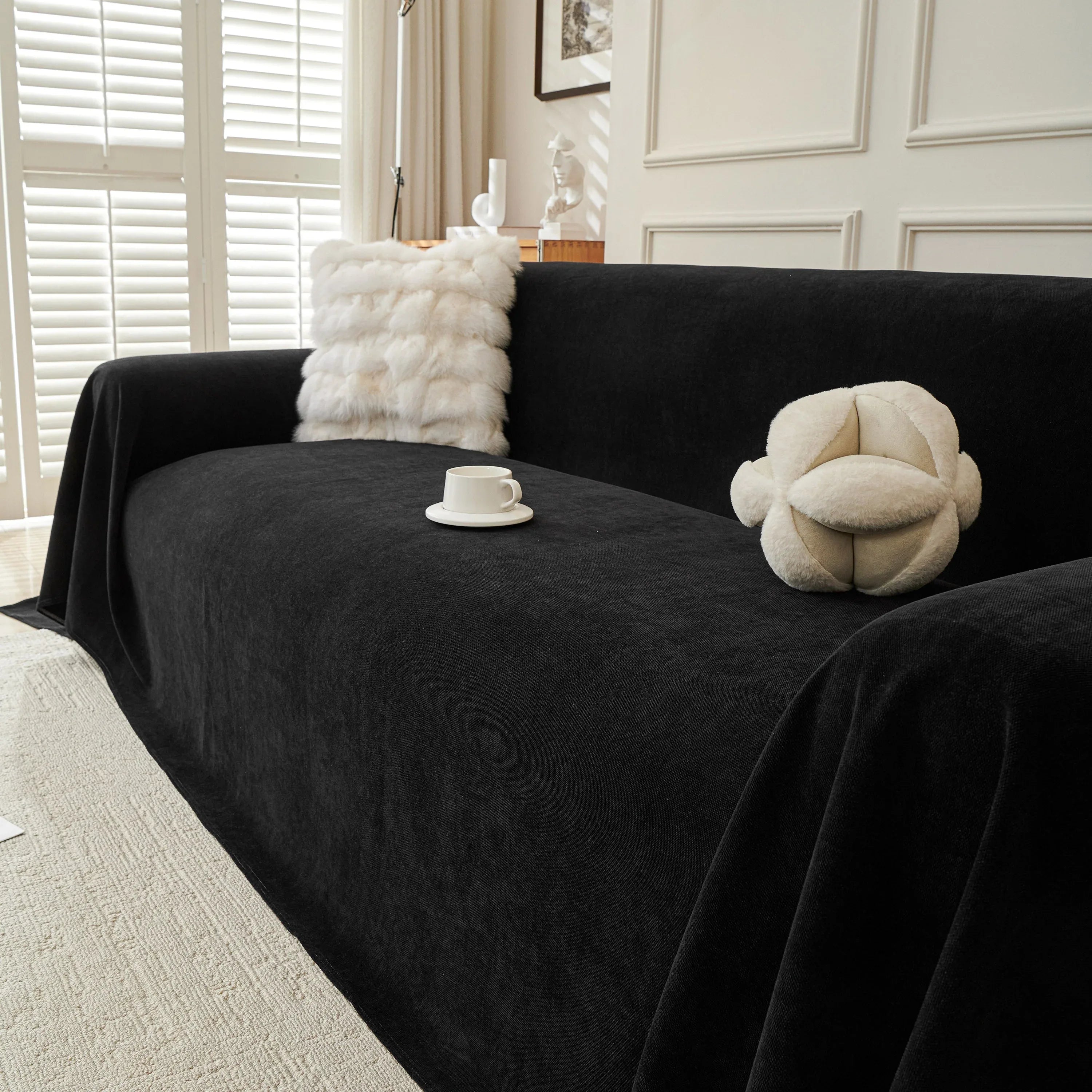 Waterproof Scratch Proof Sofa Protector Throw Blanket, Couch Cover for Pets & Kids - TaroTextile