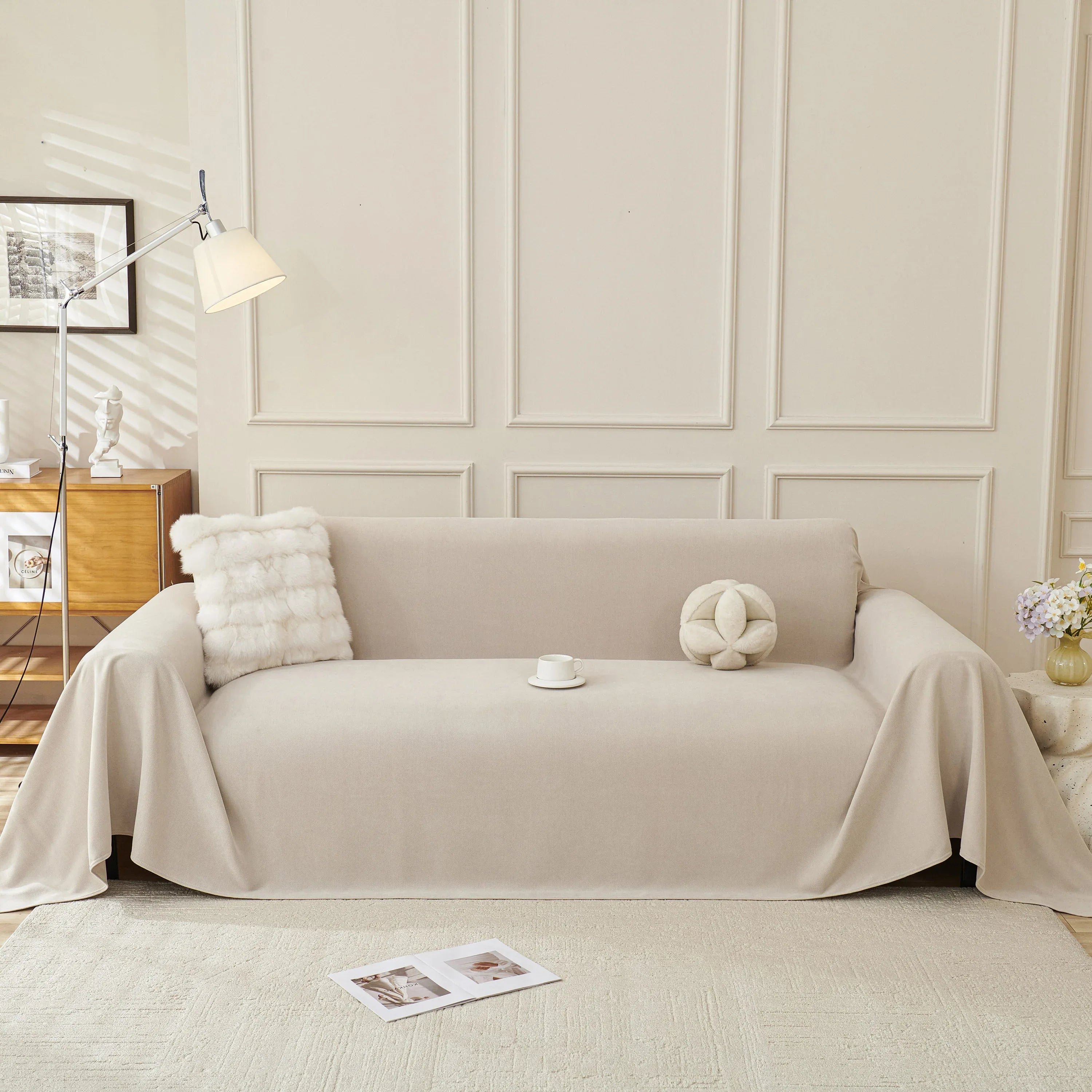 Waterproof Scratch Proof Sofa Protector Throw Blanket, Couch Cover for Pets & Kids - TaroTextile