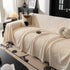 Winter Soft Plush Fleece Sofa Blanket Leaves Jacquard Couch Covers for Couches - TaroTextile