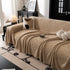 Winter Soft Plush Fleece Sofa Blanket Leaves Jacquard Couch Covers for Couches - TaroTextile