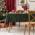 Christmas Tablecloth Red Green Rectangular Table Cover