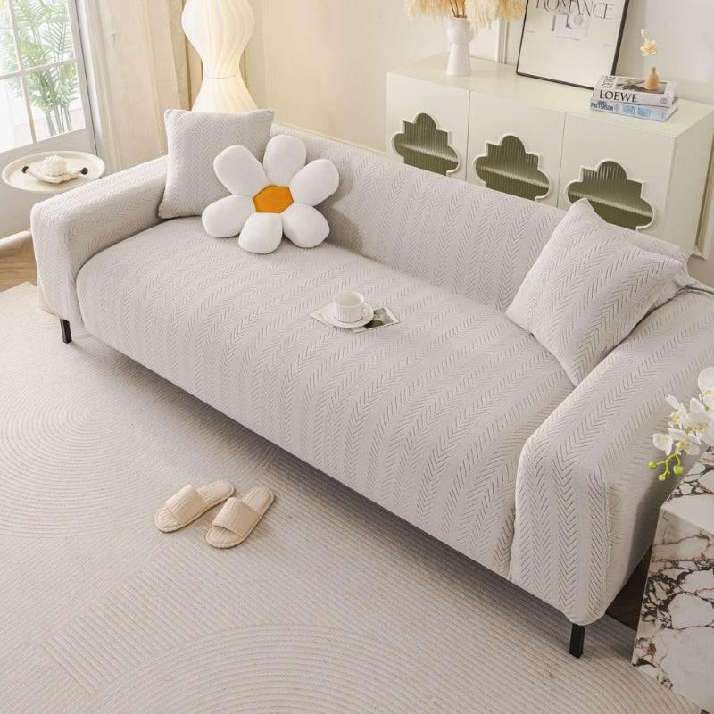 Cozy Stretchy Sofa Slipcover Elastic Flexible Sofa Covers Cushion Protector - TaroTextile