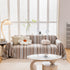 Modern Minimalist Sofa Throw Cover Cotton Knit Throws for Couch Scratch Proof Couch Cover